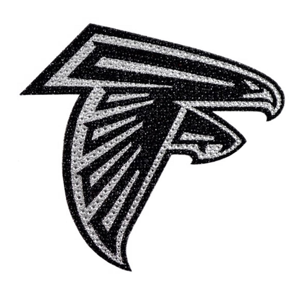 ATLANTA FALCONS Bling Emblem Adhesive Decal